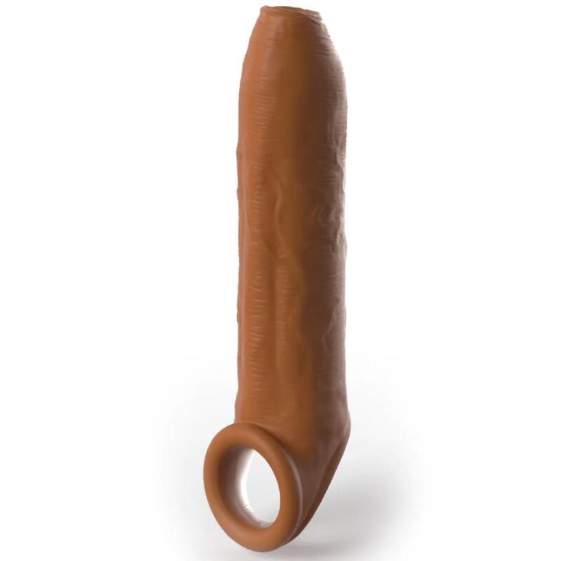 PIPEDREAMS - SLEEVE UNCUT 17.78 CM W STRAP CARAMEL