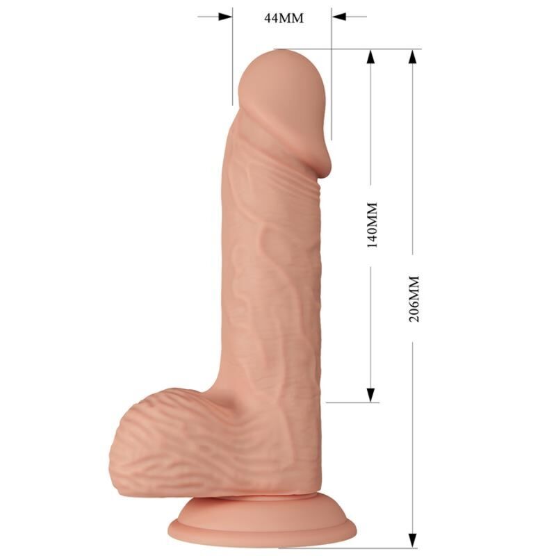 DANCE - BEAUTIFUL ENCOUNTER CATOBLEPAS REALISTIC FLEXIBLE DILDO 20.6 CM NATURAL