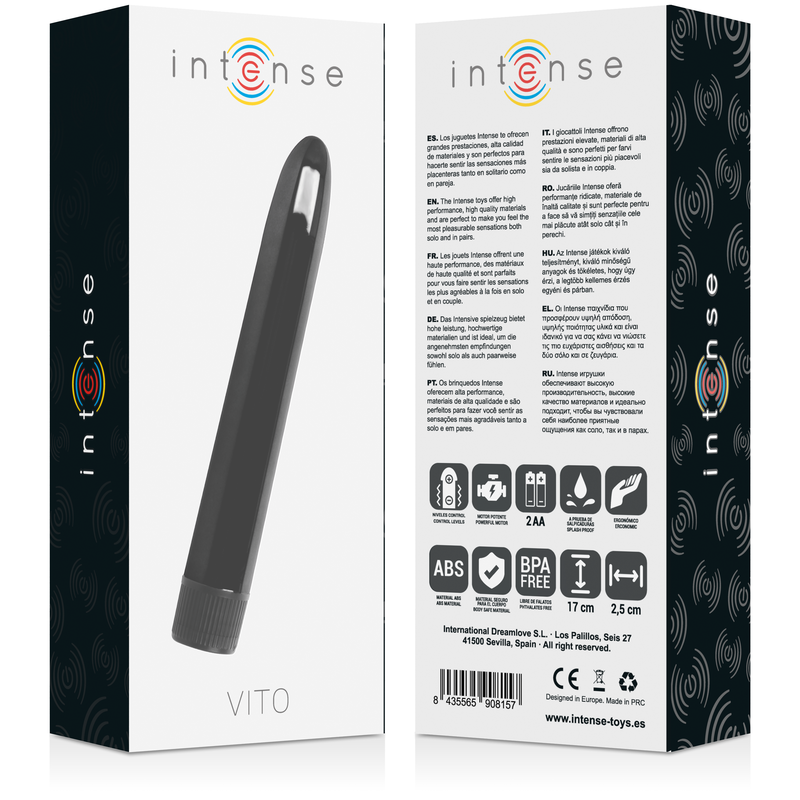 INTENSE - VITO VIBRATOR BLACK