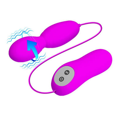 PRETTY LOVE - VEGA MASSAGER ROTATION AND VIBRATION 12 FUNCTIONS FUCHSIA