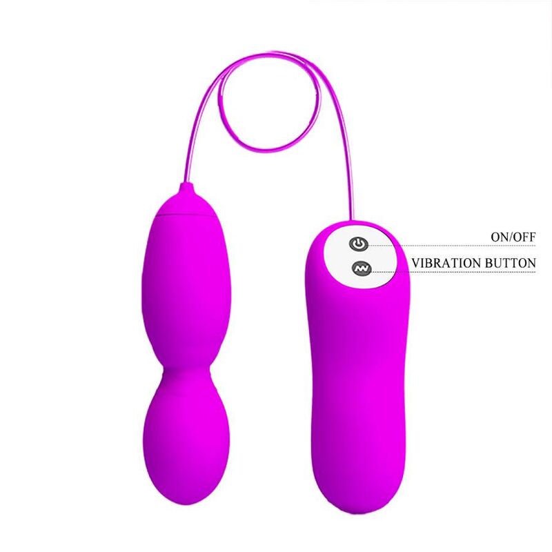 PRETTY LOVE - VEGA MASSAGER ROTATION AND VIBRATION 12 FUNCTIONS FUCHSIA