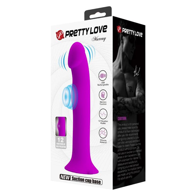 PRETTY LOVE - MURRAY VIBRADOR Y ESTIMULADOR PUNTO G MORADO