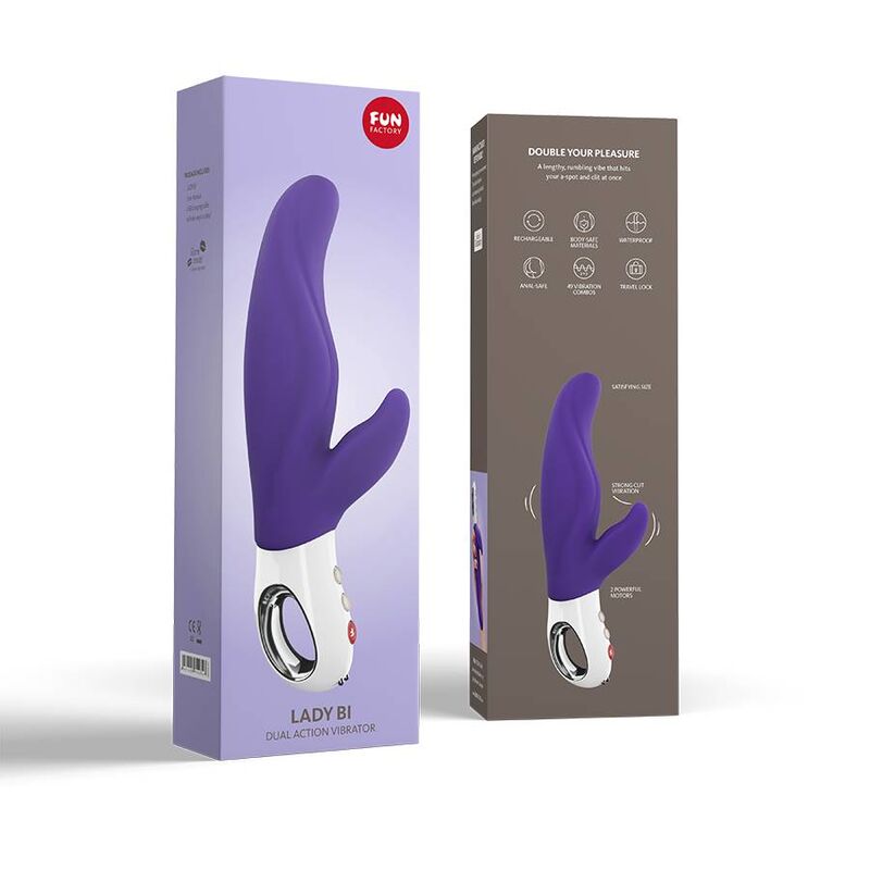 FUN FACTORY - LADY BI DUAL VIOLET VIBRATOR