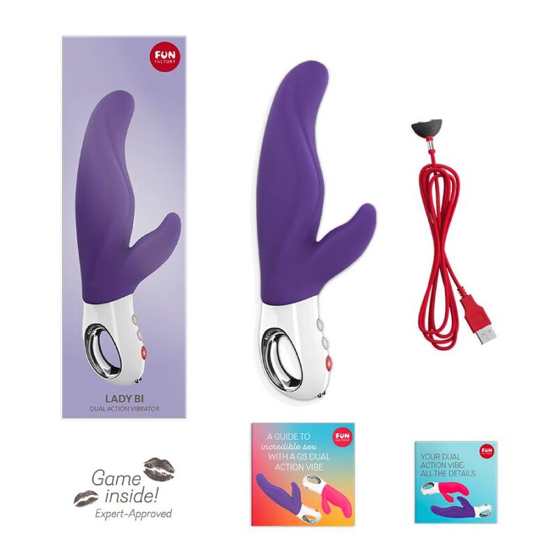 FUN FACTORY - LADY BI DUAL VIOLET VIBRATOR