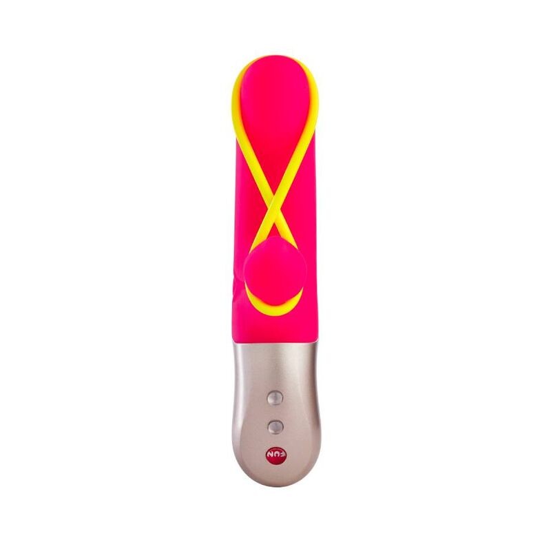 FUN FACTORY - AMORINO MINI VIBRATOR PINK &amp; NEON YELLOW