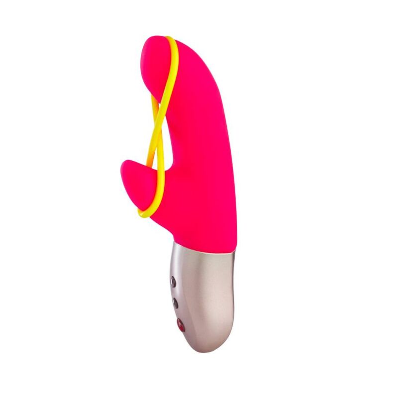 FUN FACTORY - AMORINO MINI VIBRATOR PINK &amp; NEON YELLOW