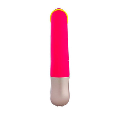 FUN FACTORY - AMORINO MINI VIBRATOR PINK &amp; NEON YELLOW