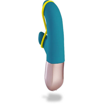 FUN FACTORY - AMORINO MINI VIBRATOR PETROL &amp; NEON YELLOW