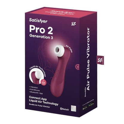 SATISFYER - PRO 2 GENERATION 3 GARNET BLUETOOTH &amp; APP