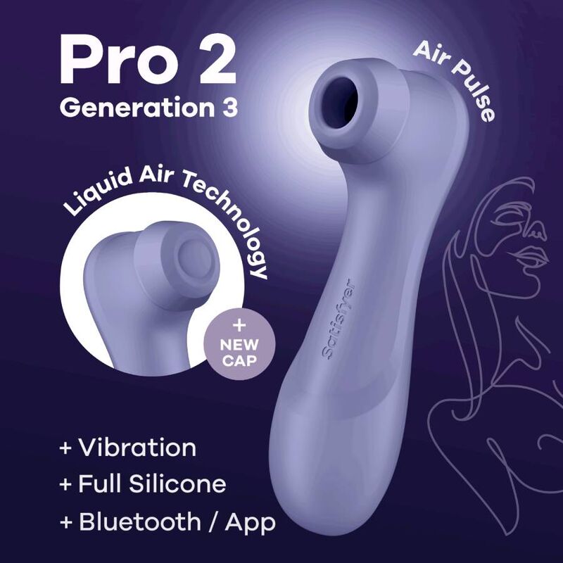 SATISFYER - PRO 2 GENERATION 3 GARNET BLUETOOTH &amp; APP