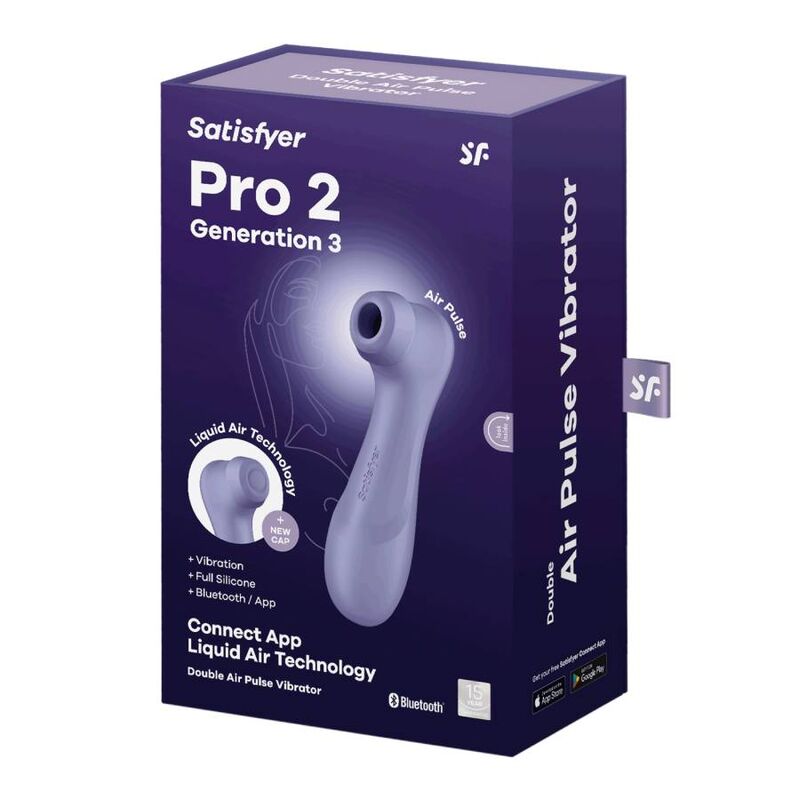 SATISFYER - PRO 2 GENERACIÓN 3 GRANATE BLUETOOTH & APP