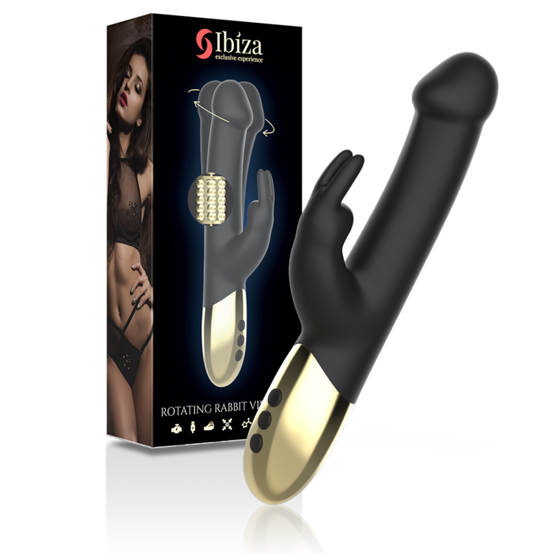 IBIZA - RABBIT PEARL ROTATING VIBRATOR