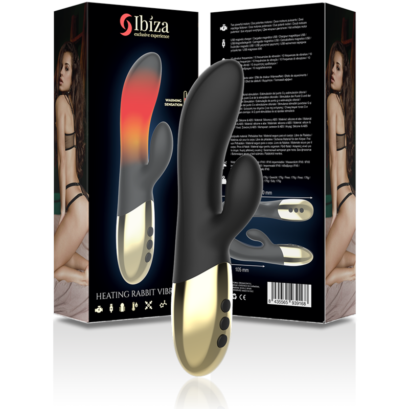 IBIZA - HEAT EFFECT RABBIT VIBRATOR