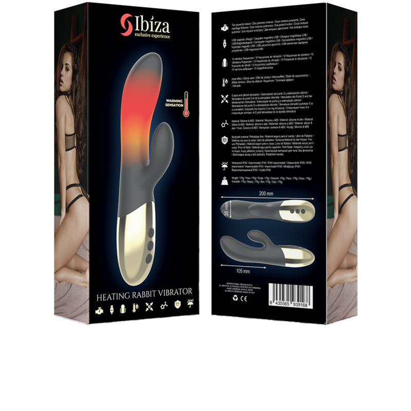 IBIZA - HEAT EFFECT RABBIT VIBRATOR