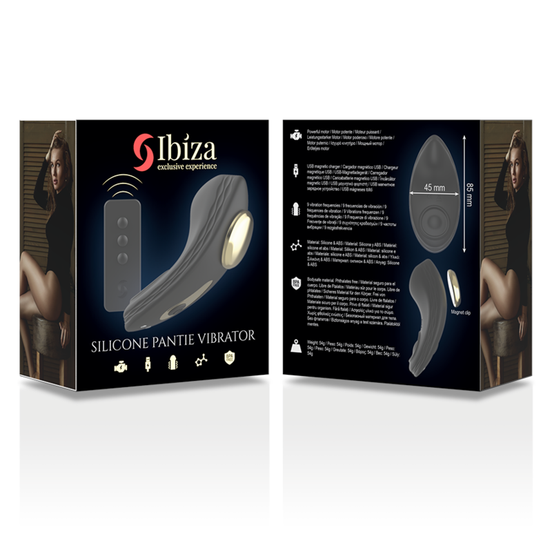 IBIZA - SILICONE REMOTE CONTROL VIBRATING PANTIES