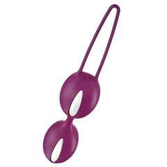 FUN FACTORY - SMARTBALLS DUO PELVIC BALLS WHITE/GRAPE