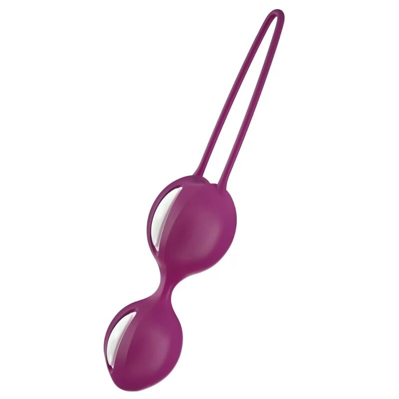 FUN FACTORY - SMARTBALLS DUO PELVIC BALLS WHITE/GRAPE