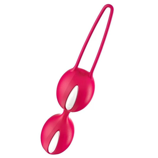 FUN FACTORY - SMARTBALLS BOLAS PELVICAS DUO BLANCO/ROJO