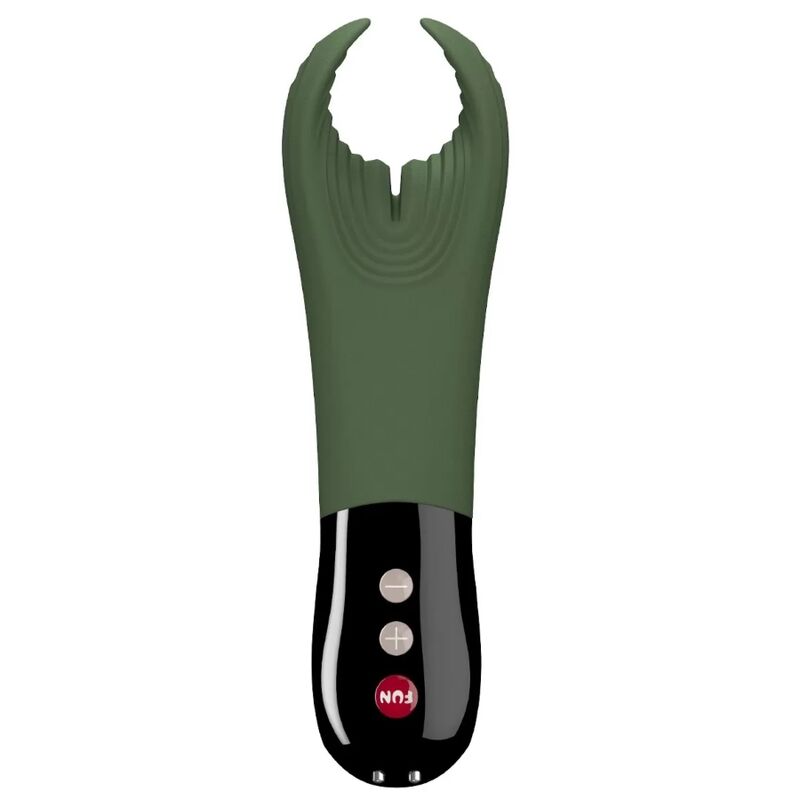 FUN FACTORY - MANTA MASTURBADOR VIBRADOR DEEP MOSS GREEN & NEGRO