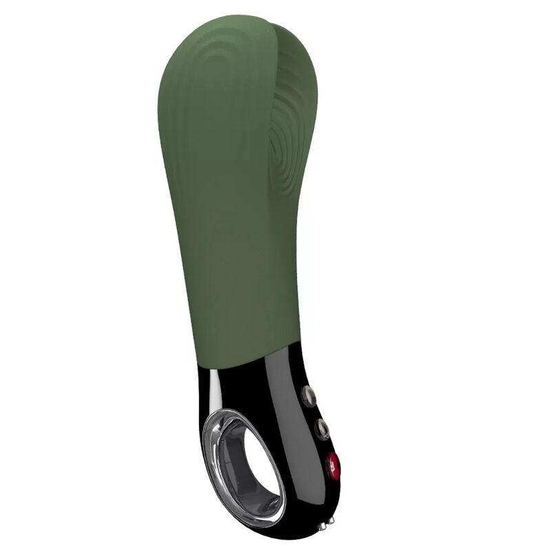 FUN FACTORY - MANTA MASTURBATOR VIBRATOR DEEP MOSS GREEN &amp; BLACK