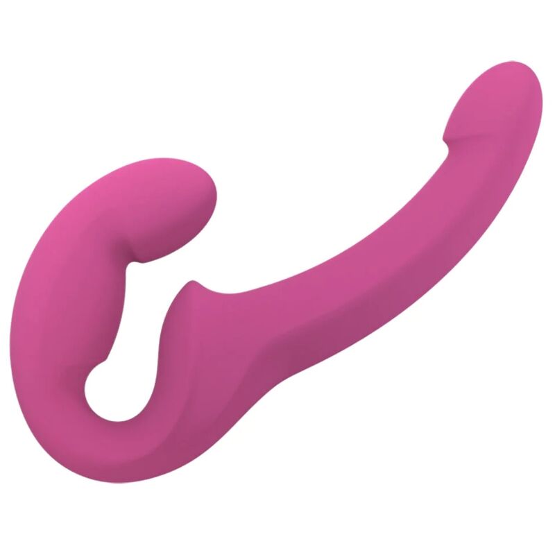 FUN FACTORY - SHARE LITE DOUBLE DILDO HARNESS BLACKBERRY