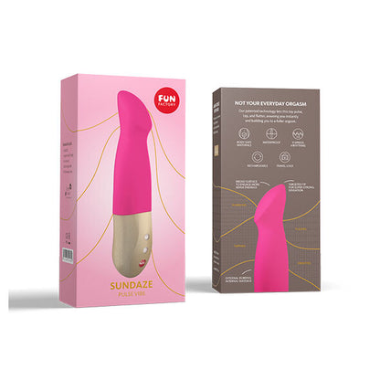 FUN FACTORY - SUNDAZE PULSE VIBE FUCHSIA PINK VIBRATOR