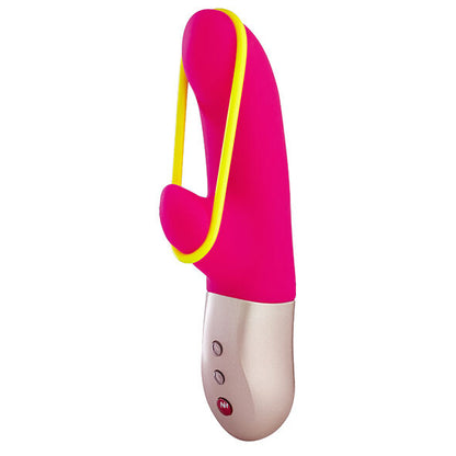 FUN FACTORY - AMORINO MINI VIBRATOR PINK &amp; NEON YELLOW