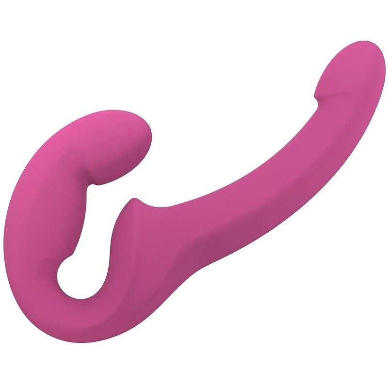 FUN FACTORY - SHARE LITE DOUBLE DILDO HARNESS BLACKBERRY