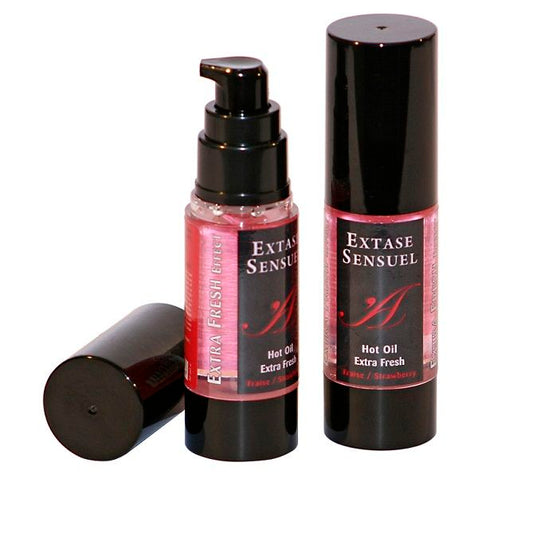 EXTASE SENSUAL - EXTRA FRESH STRAWBERRY EFFECT MASSAGE OIL 30 ML