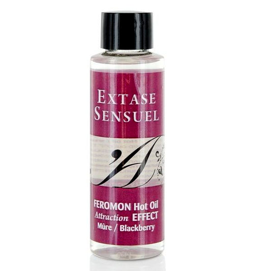 EXTASE SENSUAL - HEAT EFFECT MASSAGE OIL WITH BLACKBERRY PHEROMONES 100 ML