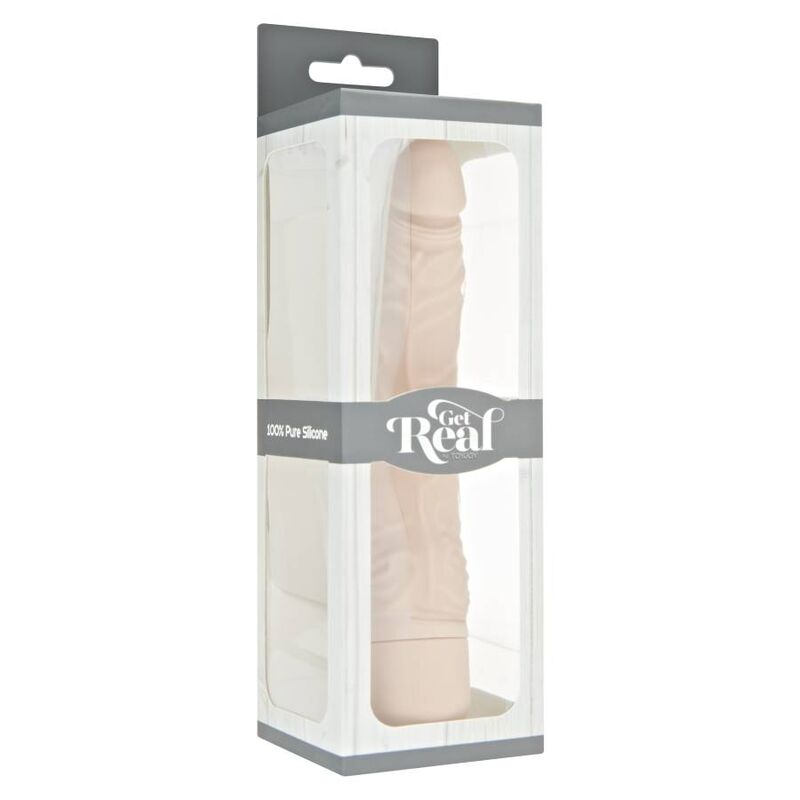 GET REAL - CLASSIC SLIM VIBRADOR NATURAL