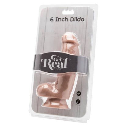 GET REAL - DILDO 12 CM WITH NATURAL TESTICLES