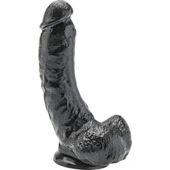 GET REAL - DILDO 20.5 CM WITH BLACK TESTICLES