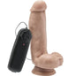 GET REAL - 12 CM DILDO WITH NATURAL VIBRATOR TESTICLES