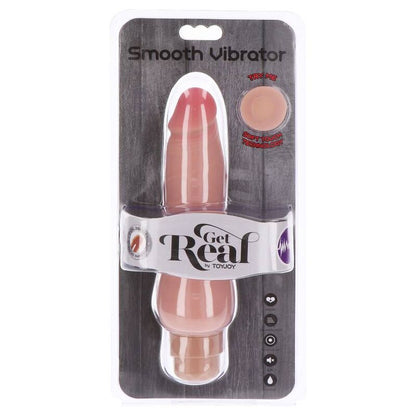 GET REAL - DUAL DENSITY SMOOTH NATURAL VIBRATOR