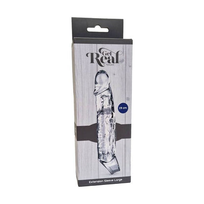 GET REAL - 19 CM LONG TRANSPARENT EXTENSION