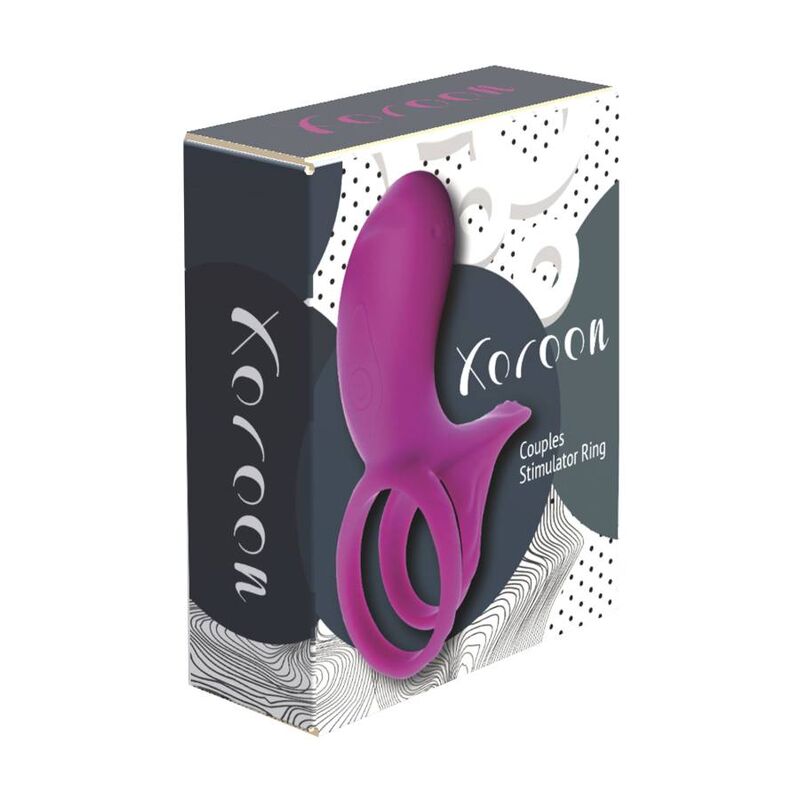 XOCOON - FUCHSIA VIBRATING RING FOR COUPLES