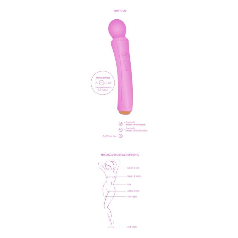 XOCOON - THE CURVED WAND FUCHSIA