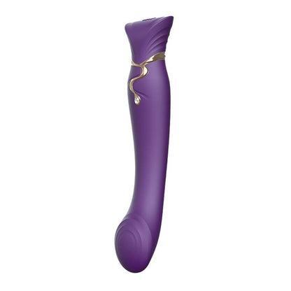 ZALO - QUEEN SET PULSE WAVE CLIT STIM PURPLE