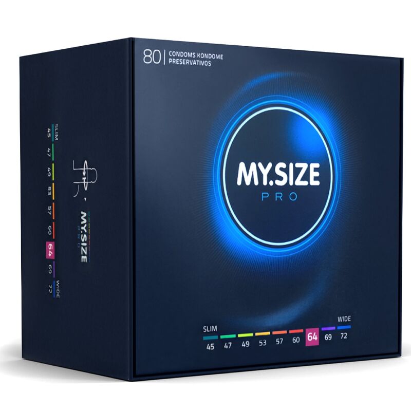 MY SIZE - PRO CONDOMS 64 MM 80 UNITS