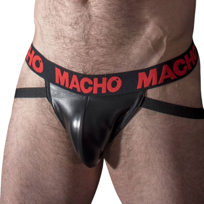 MALE - MX25RC JOCK RED LEATHER S