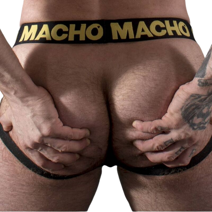 MALE - MX25AC YELLOW LEATHER JOCK S