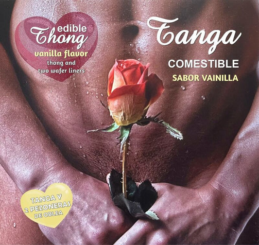 HOTFLOWERS - THONG + 2 NIPPLES VANILLA WAFER MEN /es/pt/en/fr/it/