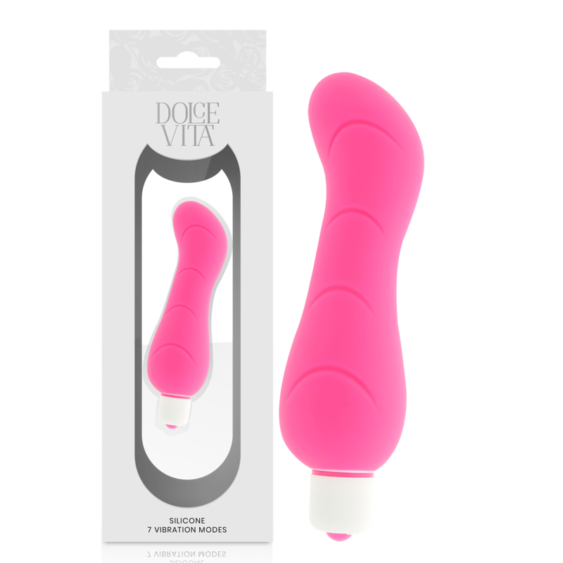 DOLCE VITA - G-SPOT PINK SILICONE VIBRATOR