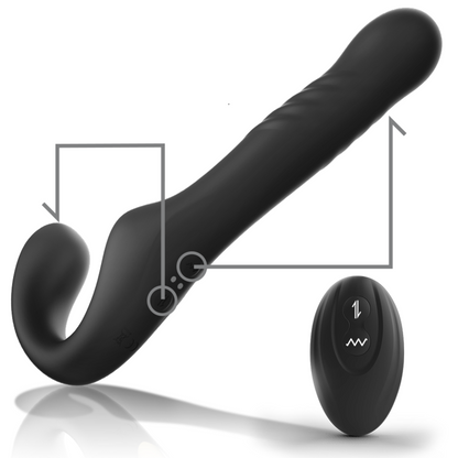 IBIZA - UP &amp; DOWN REMOTE CONTROL STRAPLESS VIBRATOR