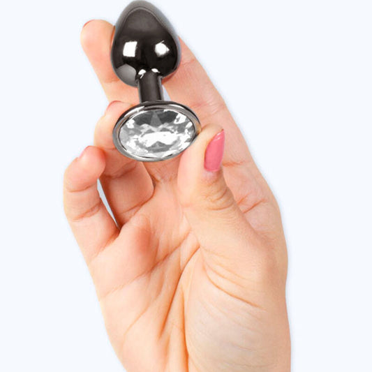 SECRETPLAY - GUNMETAL BUTT PLUG SIZE S 7 CM