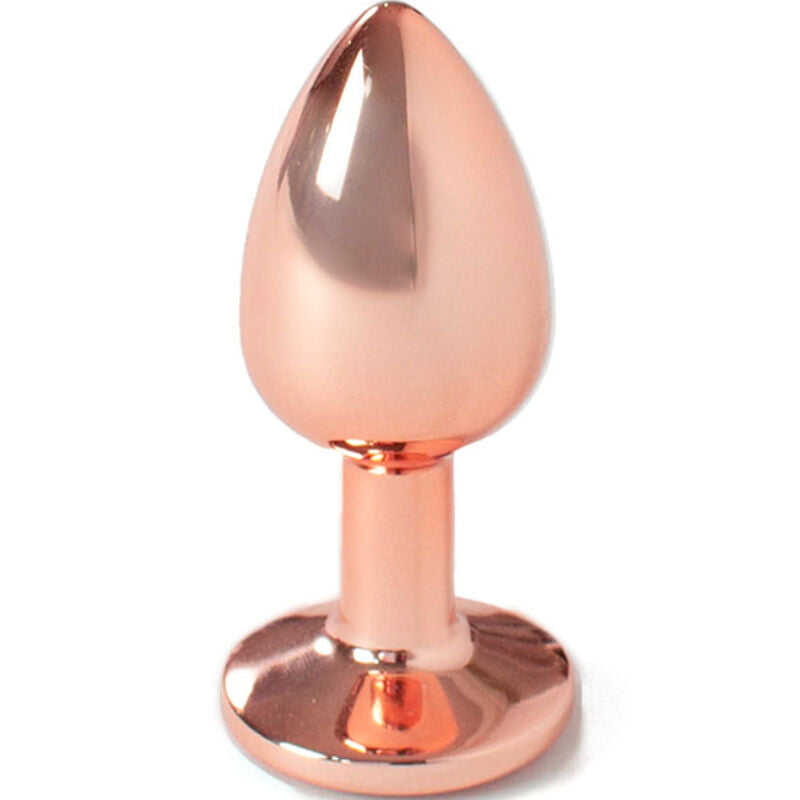 SECRETPLAY - METAL BUTT PLUG ROSE GOLD SIZE S 7 CM