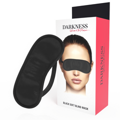 DARKNESS - BLACK STRAIGHT EYE MASK