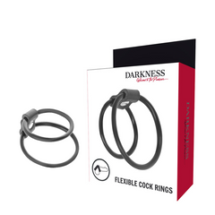 DARKNESS - DUO ENHANCING PENIS RINGS.