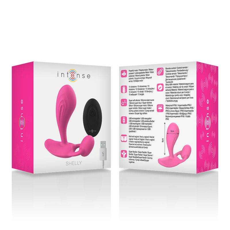 INTENSE - SHELLY PLUG ANAL REMOTE CONTROL PINK